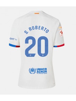 Moški Nogometna dresi replika Barcelona Sergi Roberto #20 Gostujoči 2023-24 Kratek rokav